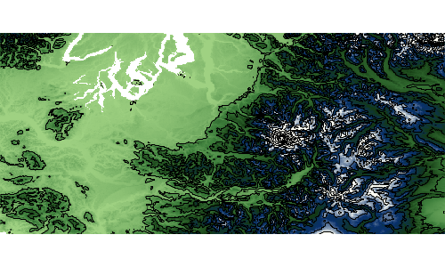 geoc raster contour command