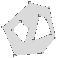 geometry create polygon withholes