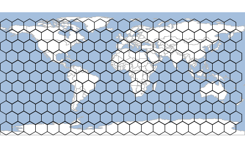 layer graticule hexagon angled
